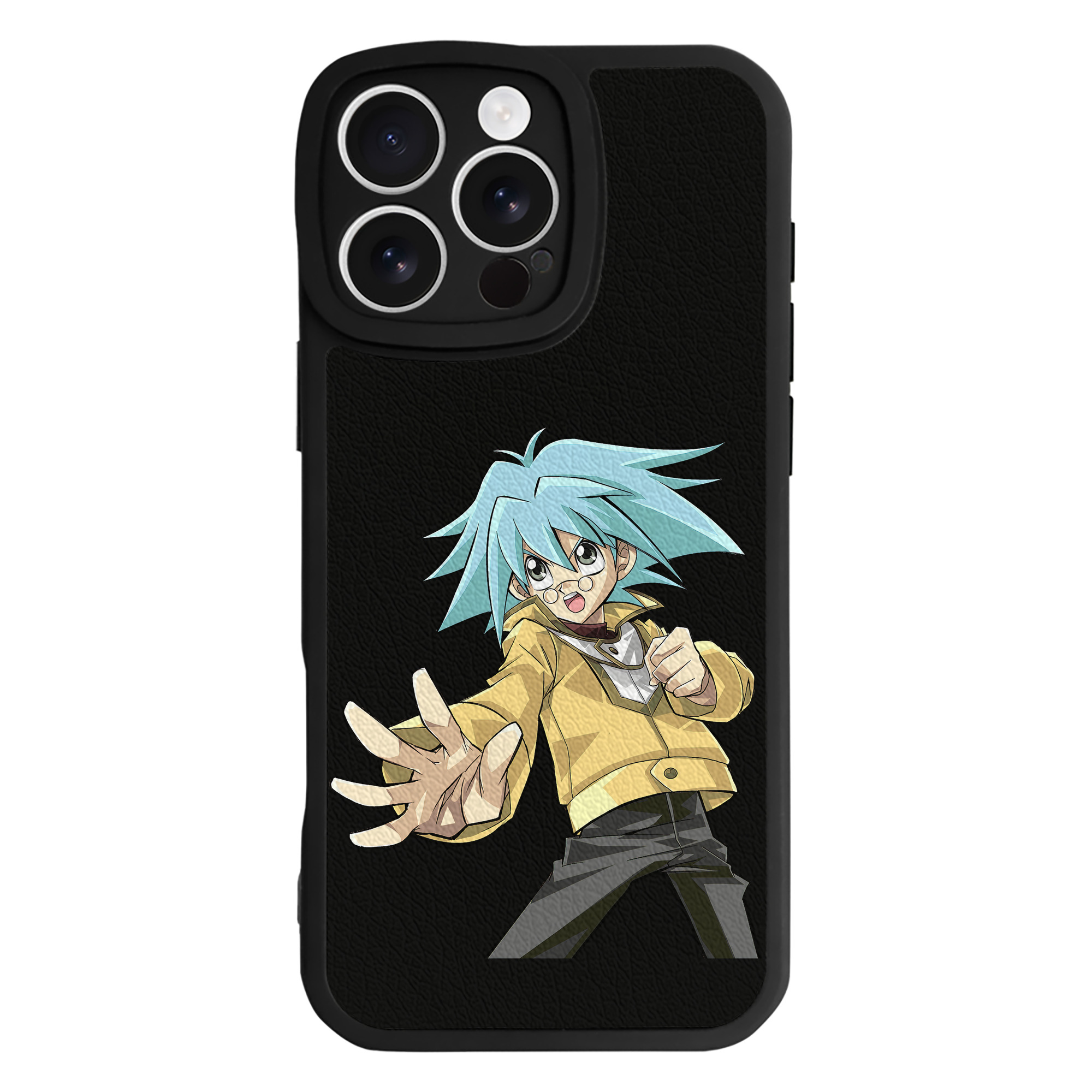 （画像用） 遊☆戯☆王 Yu-Gi-Oh! 【iPhone 16シリーズ対応】シリコンスマホケース（レザー調） 材質：シリコン